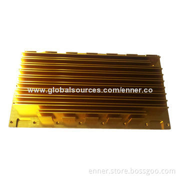 Aluminum Extrusion Heatsink, Anodized, Made of 6063, T5, T6 and T8, with CNC Machining